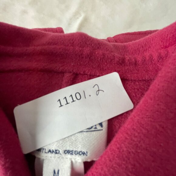 Pendleton Womens Merino Wool Jacket Medium Raspberry Button-Up With Pockets NWT - Picture 14 of 14